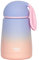 BISOU MAMI® – Termo de Acero para bebés y niños – antigoteo con Aislante de Botella Lea en diseño de diseño – sin BPA Botella con 100% Aislamiento – Termo (Blue Peach)