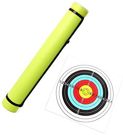 ACCMOS 5 Farbe Köcher Pfeilhalter Bogensport Pfeile Tasche Einstellbar Köcher mit Zielpapier für Outdoor Jagd Schießsport