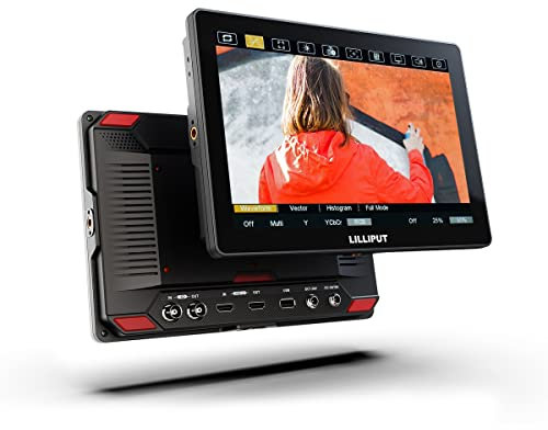 LILLIPUT HT10S 10.1 Inch Kamera Control Monitor Ultra-Bright1500 Nits HDMI 2.0 Touch Screen 1920 * 1200 3G-SDI 2160P 60HZ 50000h LED Lance Kabelsteuerung with Power