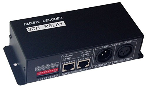 Nutbro 3CH Relay Relay Controller DMX512 Decoder Dmx512 DMX 512 Relay Swicth AC110/220V