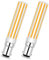 Lampadina LED B15D, dimmerabile, 8 W, ricambio per Osram Halolux Ceram, 100 W, 230 V, B15d LED 2700 K, luce bianca calda per lampade da soffitto, confezione da 2