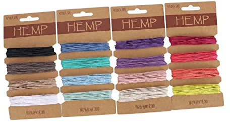 SEWOART Corda Di Spago Intrecciata A Mano Da 1 Mm Spago Artigianale Per Braccialetti E Portachiavi