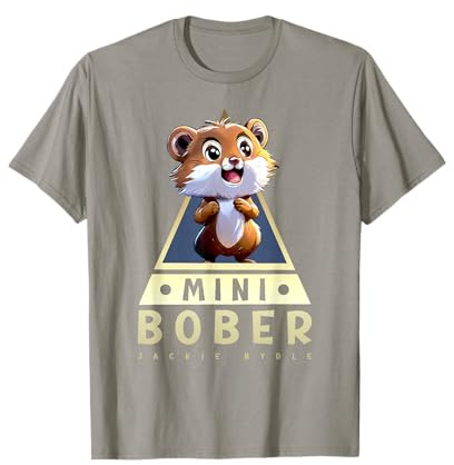 Polnisch Bober Meme Kinder Bóbr Lustige Mini Bober T-Shirt