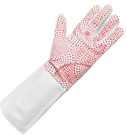 KXJPIZIYB Fechthandschuhe, Säbel-Florettdegenhandschuhe mit Rutschfesten Partikeln, für Linkshänder-Fechtsportler(XL)