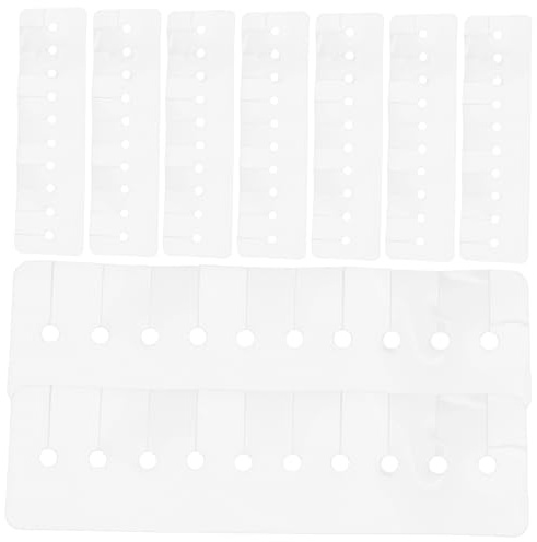 DEARMAMY Hair Extension Heat Shield Guards 10pcs 14cm Multi-hole Protective Tool for Hair Glue Protection and Extension Attachment Uk Salon Use