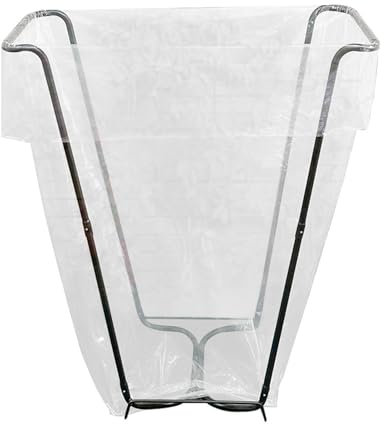 Support de sac poubelle en métal – Cadre de sac poubelle extérieur, support robuste | Cadre de support à assemblage simple pour la collecte des débris de cour, support de sac poubelle multifonction