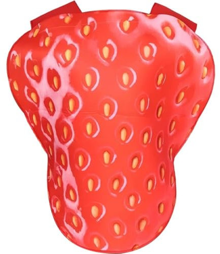 Muteitt Disfraz De Fresa para Adulto, Divertido Disfraz De Fruta, Mono De Cosplay De Fresa para Fiesta Temática De Halloween.