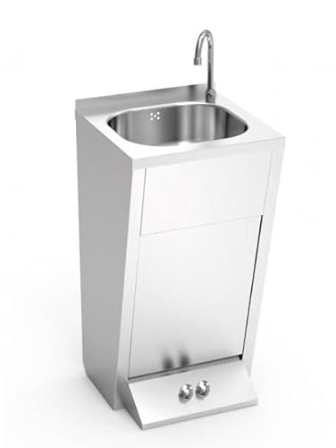 Lavamani con doppio pulsante per acqua calda e fredda h509_09