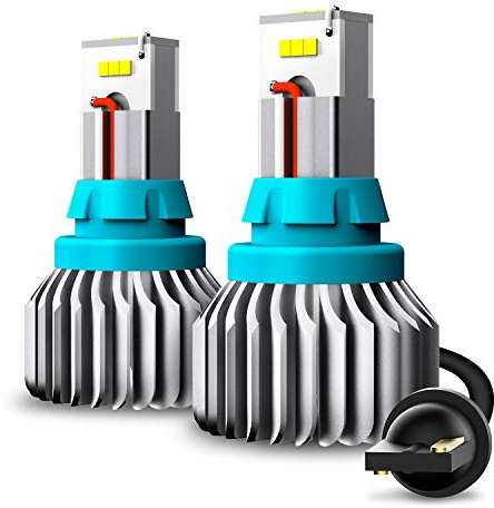 AUXITO Error Free 912 921 LED Bulb Reverse Lights Backup Lights 4000 Lumens/Pair Extremely Bright CSP 9-SMD 906 W16W T15 LED Bulbs Plug and Play for Backup Reverse Lights, 6500K White (Pack of 2)