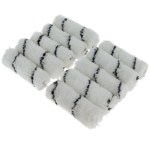 Coral 41400 Easy Coater Paint Mini Roller Cover with a Microfibre Sleeve Fabric 4 inch 10 piece Pack Set
