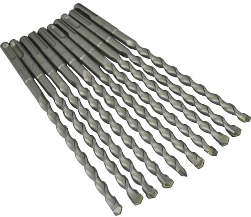 Faithfull FAISDS10210B SDS Masonry Drill Bit 10 mm x 150 mm WL x 210 mm - Bulk pack of 10