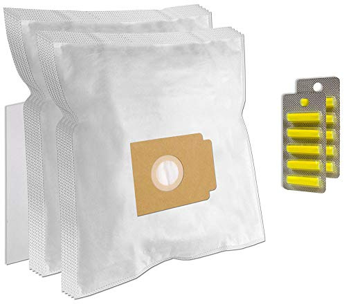 PakTrade 10 Air Fresheners + 10 Vacuum Cleaner Dust Bags For Rotel U 65.9 Java 2000