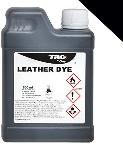 TRG The One Leather Dye, Farbstoff für Glattleder und Kunstleder, Schwarz (118 Black), 500 ml
