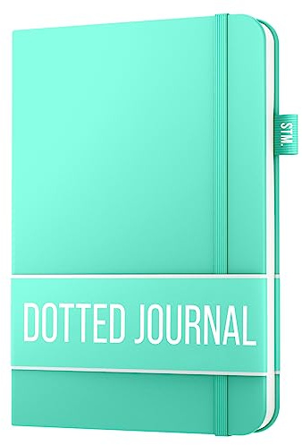 Scribbles That Matter A5 Bullet Dotted Journal - Ton carnet a5 pointillés Couverture rigide 120 g/m², 150 papier épais résistant aux saignements pour le travail (5,75 x 8,5) pouces