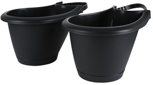 Prosperplast Respana Belt Lot de 2 pots de pluie et de descente Anthracite