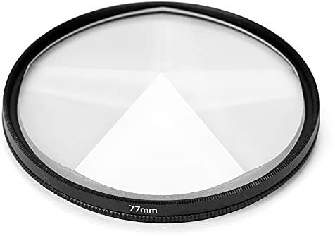 Andoer Camera Filter Featured Photography Blurring Film Glass Pentaprism Filter Photography Props 77mm Camera Accessories