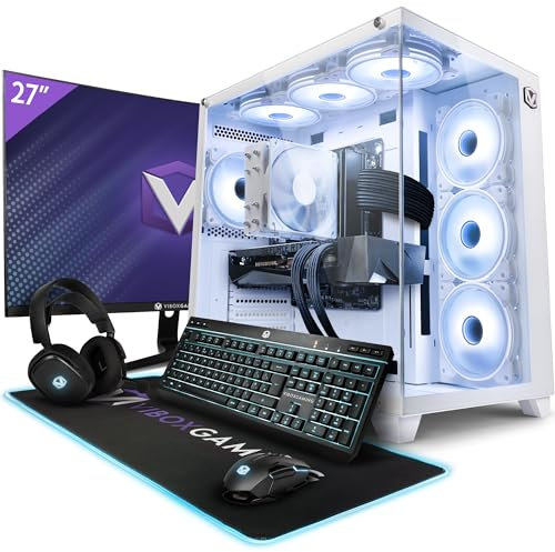 Vibox VIII-78 High End Gaming PC Set Komplett • Monitor 27 Zoll • Intel Core i9 12900KF 5,2 GHz • Nvidia RTX 4080 Super Super 16 GB • 32 GB RAM • 2 TB NVMe M.2 SSD • 850W PSU • Windows 11 • WiFi