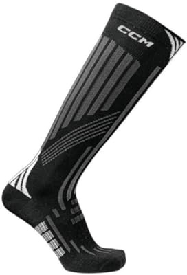 CCM Proline Kompressionsstrümpfe, 3D-Knie, Schwarze farbe (Schwarz, Größe: M)