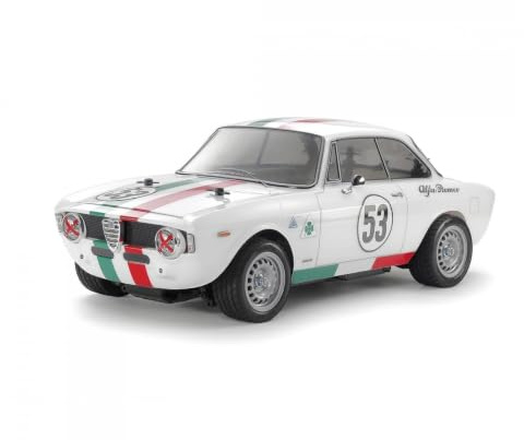 Tamiya 58732 1:10 RC Alfa Rom. Giulia Spr. Club MB-01 - ferngesteuertes Auto, Fahrzeug, Modellbau, Zusammenbauen, Hobby, RC Bausatz, unlackiert