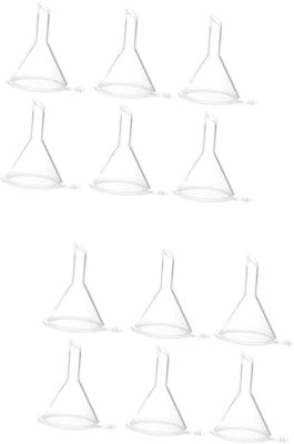 Amosfun 60 Piezas embudos para hogar embudo de liquido s de emulsion liquida para botella de agua foldable funnel plástico de decantación de mango largo