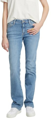 Cross Jeans Damen Jeans Lauren - Bootcut - Blau - Light Blue W27-W34 Stretch, Größe:29W / 32L, Farbe:Light Blue 024