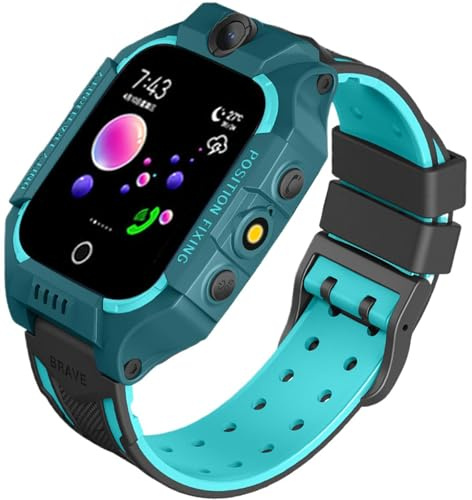 ILESTDG Montre GPS pour Enfant avec Fonction D'Alertes -Havenbridges, Smartwatch D'Appel Et Localisation pour Enfants (Bleu)