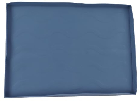 Rhawuy Tapis de Grill en Silicone Robuste | Feuille de qualité Alimentaire pour Barbecue/Plaque chauffante/poêle à Cuisson | Barrière d'oxydation et Entretien Rapide | 16 x 12 Pouces (S)