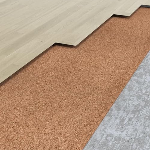 Gecheer Cork Roll Floor Insulation - 100 x 200 cm, Brown, Soundproofing & Heat Retention Model153135