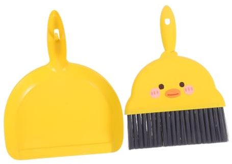 HOLIDYOYO Mini Balayette et Pelle Compacte pour Bureau pour Poussière et Débris sur Table Lit et Clavier Outil de Nettoyage Pratique pour