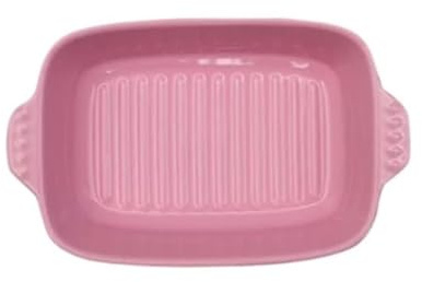 gratängform Diamond Ear Handtag rektangulär design i ugnstil(Pink,Små)
