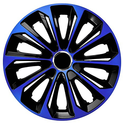 Radzierblende EXTRA Strong schwarz/blau 14 Zoll 4er Set