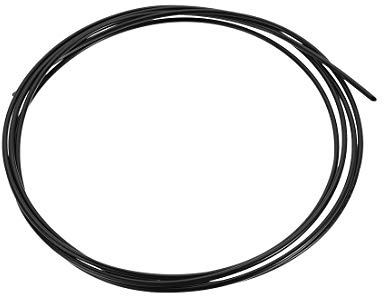 sourcing map Nylon-Flexschlauch, 2 mm Innendurchmesser x 4 mm Außendurchmesser, 3 m, PA6 Nylonschlauch, pneumatische Luftbremsschläuche für Flüssigkeitsübertragung, schwarz