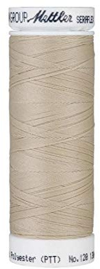 Mettler SERAFLEX elastischer Nähfaden 130 m beige Fb. 0537