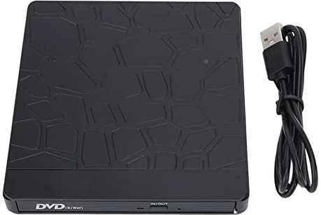 CHICIRIS Lecteur CD DVD Externe Multifonctionnel USB3.0 USB2.0 Type C Plug and Play PC Portable graveur de CD pour Ordinateur de Bureau