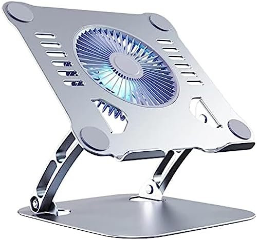 Aluminum Laptop Stand With Cooling Fan For Tablet Bracket Notebook Holder Support Gaming Laptop Accessories,B,Pleasant63