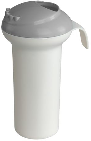 baby-walz Badebecher grey - Haarwaschhilfe für Baby - Seitenloch zum Befüllen - Ergonomisches design - Kapazität 0,5L - Made in Italy