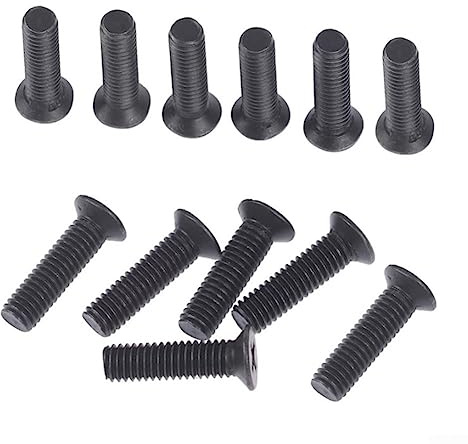 6 Stück Befestigungsschraube M5/M6 22 mm Linksgewinde für UNF-Bohrfutter-Schaft-Adapter