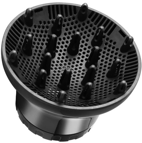Universal Diffuser Hairdryer, Adjustable Hairdryer Diffuser Attachment Suitable for Hairdryer with Nozzle Diameter of 1.4 Inch to 2.6 Inch, Professional Salon Tool for Curly Hair