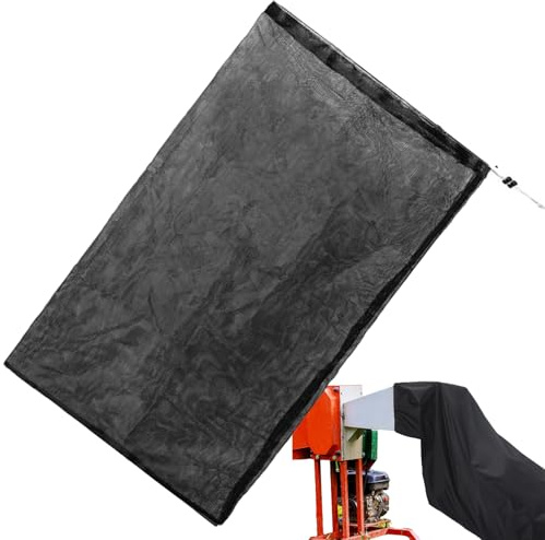 ycezw Sac à déchiqueteuse, Sac de déchiqueteuse - Sac de rechange pour déchiqueteuse de grande capacité - Sac à copeaux de bois pour charges avec fermeture à double cordon pour la