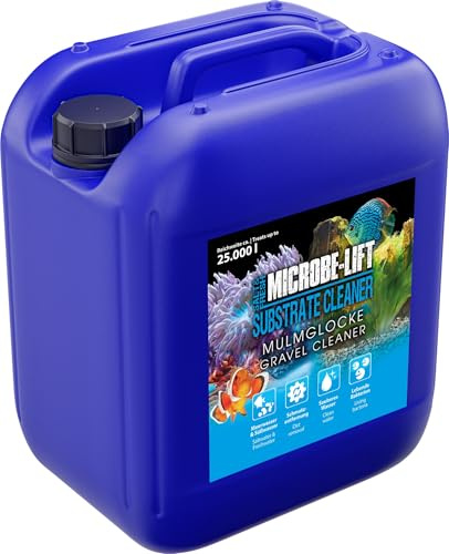 Pulitore fondo acquario 5 L – MICROBE-LIFT Substrate Cleaner – tanica per grandi vasche e uso intensivo – batteri attivi contro fango e rifiuti – pulizia senza sifone – naturale, sicuro e efficace