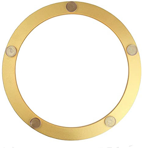 Plateau tournant à Plateau tournant Rond avec roulement à Billes Kaléidoscopes Pas Facile à Porter Pas Facile à rouiller étanche - Acier laminé à Froid