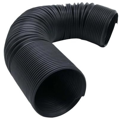 Auto Lufteinlass Ansaugschlauch Ansaugrohr Flexibler Kaltluftansaugschlauch Autozubehör Universal Für Fahrzeuge(Black 50mm Diameter)