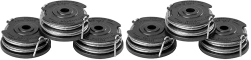 Greenworks 3 pezzi rocchetto doppio filo 29187 per tagliaerba Greenworks 40V G40LT G40LTK2 G40LTK2x (Confezione da 2)