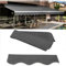 PYCJNFC Store banne rétractable Manuel 4 x 3 m, Tissu de Remplacement pour tonnelle de Jardin, Protection Solaire Anti-UV, imperméable, pour Cour et Balcon (Taille : 4 x 3 m, Couleur : Gris)