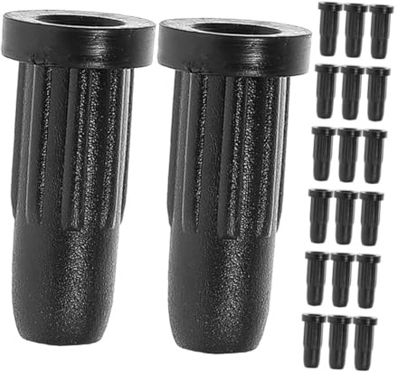 jojofuny 20pièces Manchon Roulettes Pivotantes Housses Protection Fauteuil Bureau Inserts Pour Chaise Sécurise Mobilité Et Protège Sols