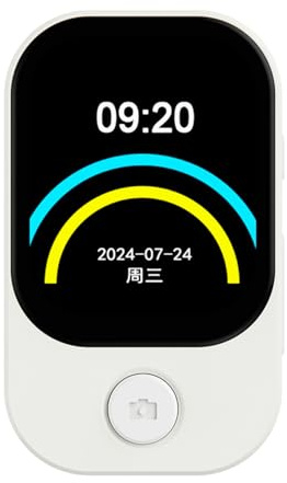 Lazmin112 Lettore Mp3 con Fotocamera, Bt 5.4, 2,01 Pollici Touchscreen, Mp3/Mp4 Portatili con Altoparlante, Musica, Lettura, Dizionario, Foto, Video, Radio Fm, Riduzione Del Rumore (64GB)