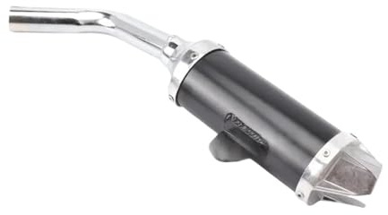 Motorcycle exhaust center pipe Motorcycle Muffler Set Exhaust 50cc 110cc 125cc BBR Sliding Exhaust Mid-section Connecting Pipe Tail Pipe Tail Nozzle(Silencer single)