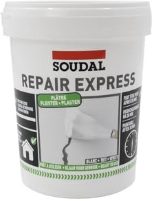 Soudal Repair Express Plaster Fast-Curing Filler (900ml Tub)