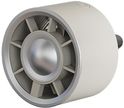 SHOOYIO Ventilateur de voiture compact USB avec éclairage LED 3 vitesses réglables - Grands volumes d'air - Refroidissement pour grille d'aération de voiture