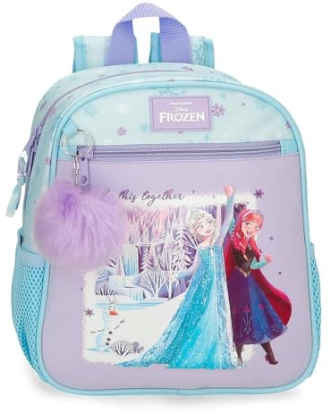 Joumma Disney Frozen In This Together Mochila de Paseo Lila 23x28x10 cm Poliéster 6,4L